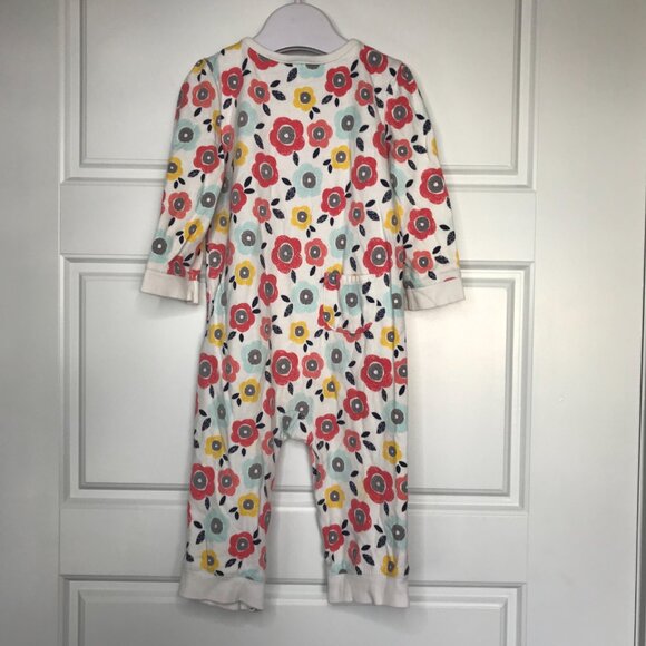 Gymboree Knit One Piece Outfit Baby Size 12-18M Multicolor Floral Print Cotton - Picture 3 of 10